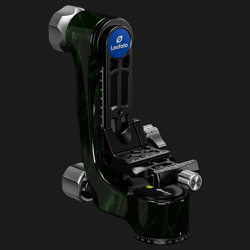 Leofoto 2-way-panheads PG-3 Carbon-Gimbal green