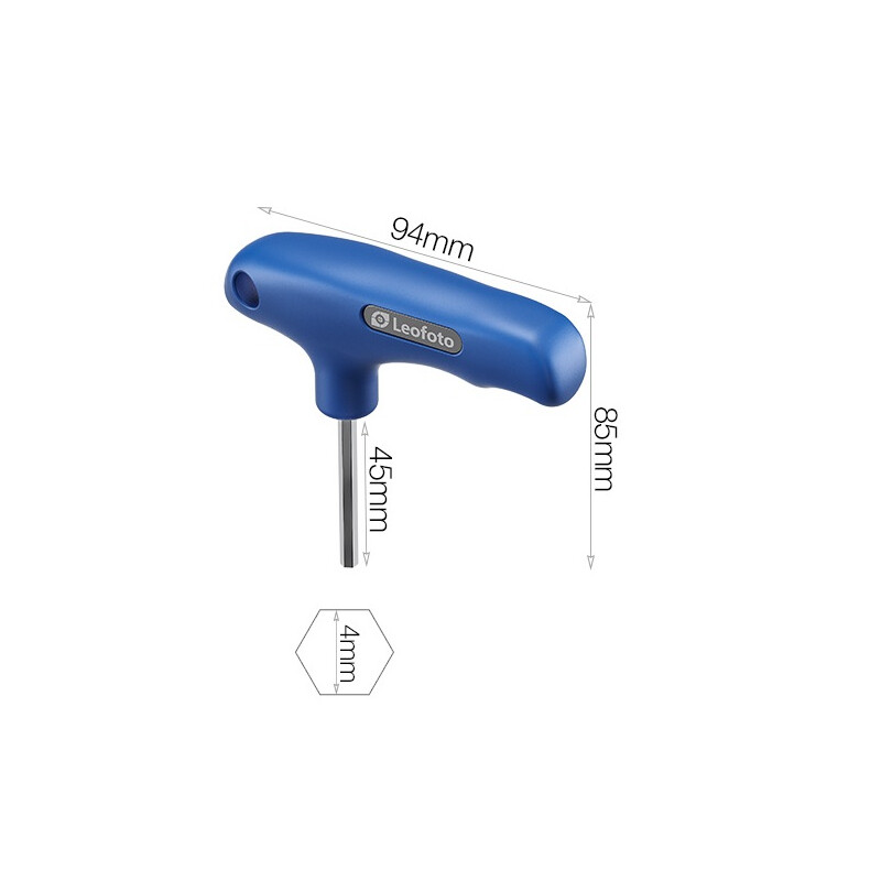 Leofoto TB4-45 4mm Hex key with handle