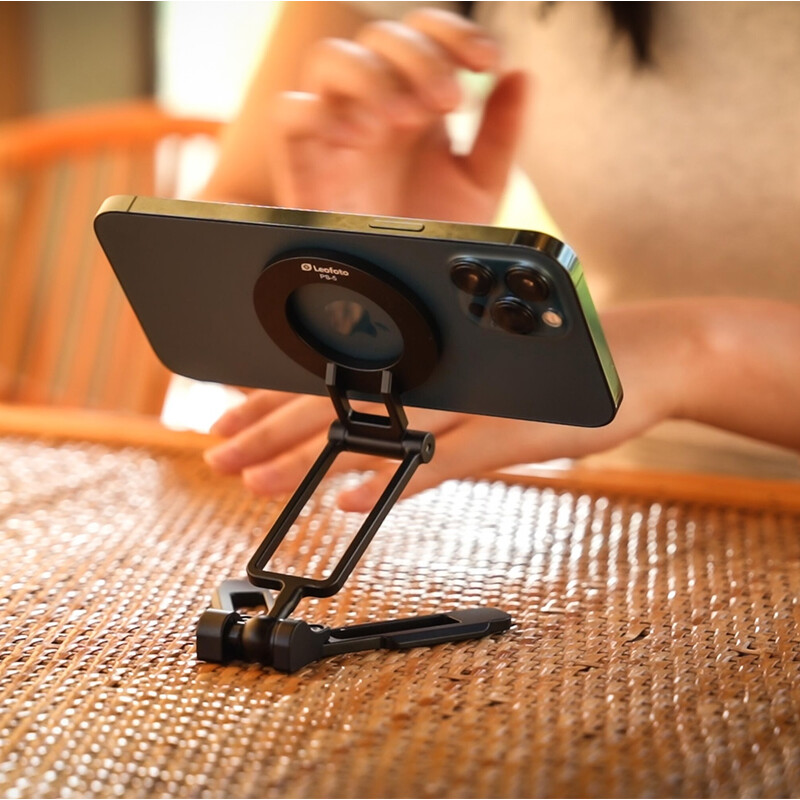 Leofoto Mounting Magnetic smartphone holder PS-5 black