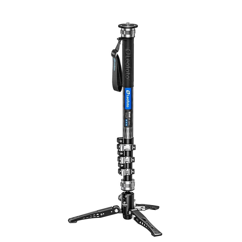 Leofoto Carbon Monopod MF-324C + Pan-Tilt Head VD-04