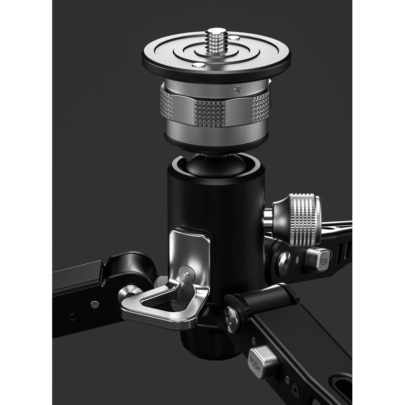 Leofoto Carbon Monopod MF-324CL + Pan-Tilt Head VD-04 + Video Tilt Head BV-10