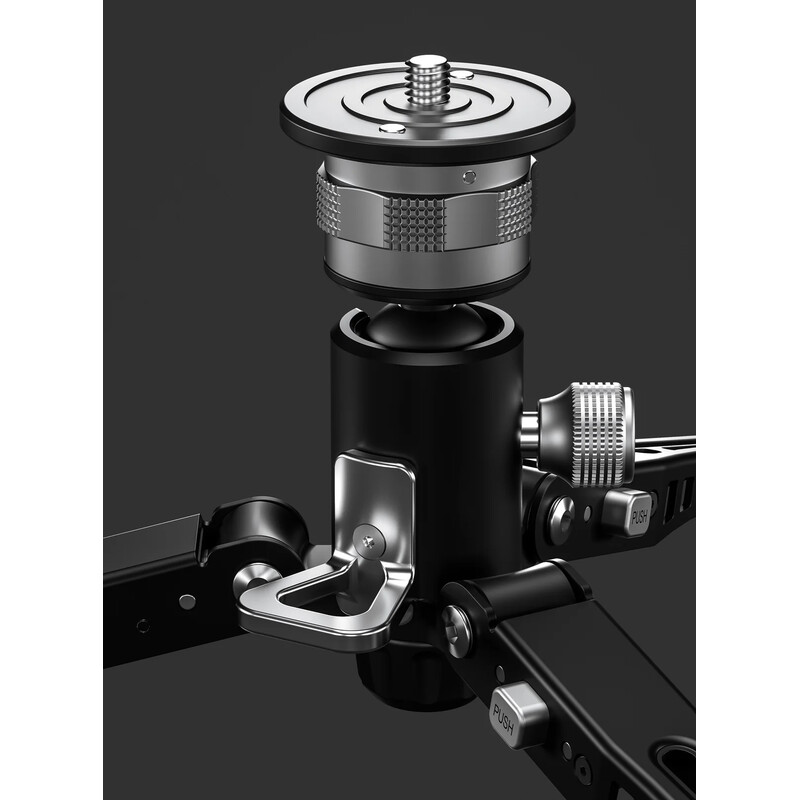 Leofoto Carbon monopod MF-324C + VD-04 pan-tilt foot + BV-10 video tilt head