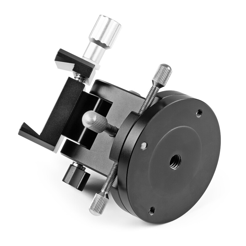 Omegon Montura Segugio Tracker Set mit Deluxe Polhöhenwiege und Polsucher
