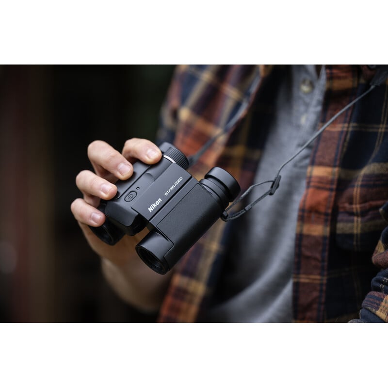 Nikon Binocolo Stabilizzato Bildstabilisiertes Fernglas Stabilized 12x25 S