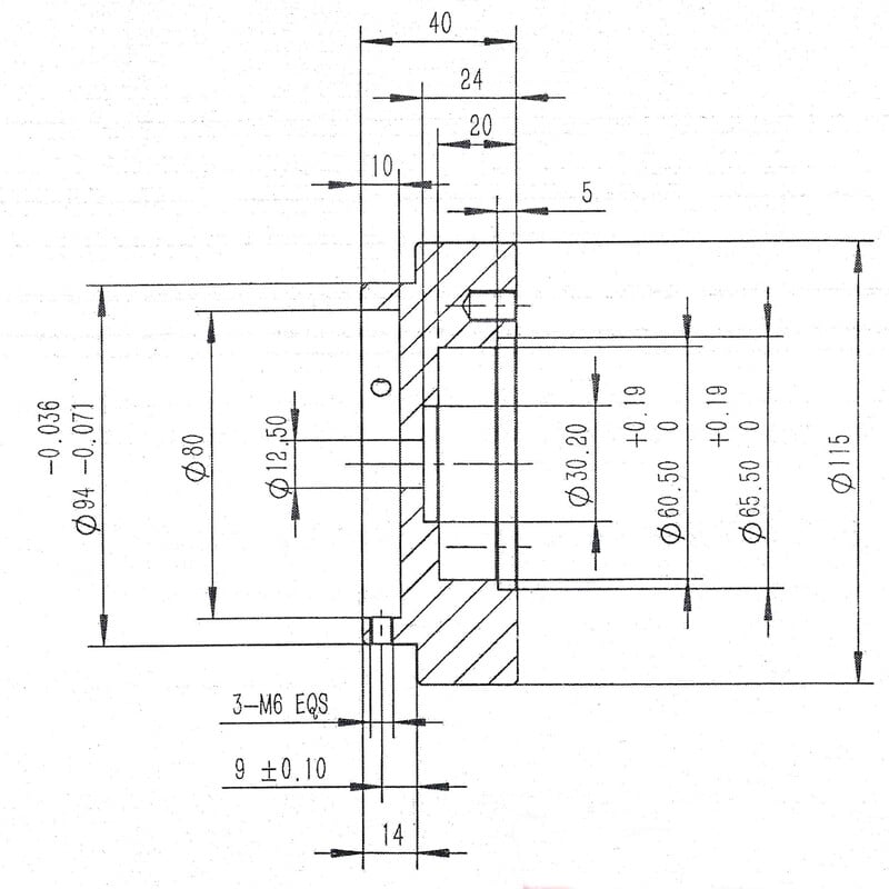 Omegon Skywatcher mounting adapter for Pro column