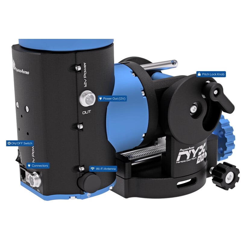 PegasusAstro Montura NYX-88 Harmonic + Saddle Powerbox