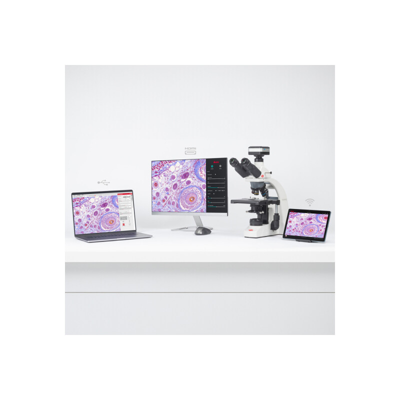 Motic Camera 4000X, colour, 8MP, CMOS, 1/2.8, HDMI/USB/Lan/Wifi, 1.45 µm