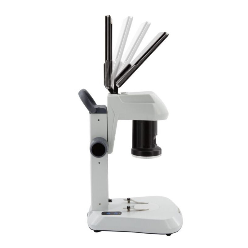 Optika, Microscopio, SFX-85V, Zoom digitale, monitor da 9", 8x-54x, LED, Luce trasmessa e riflessa