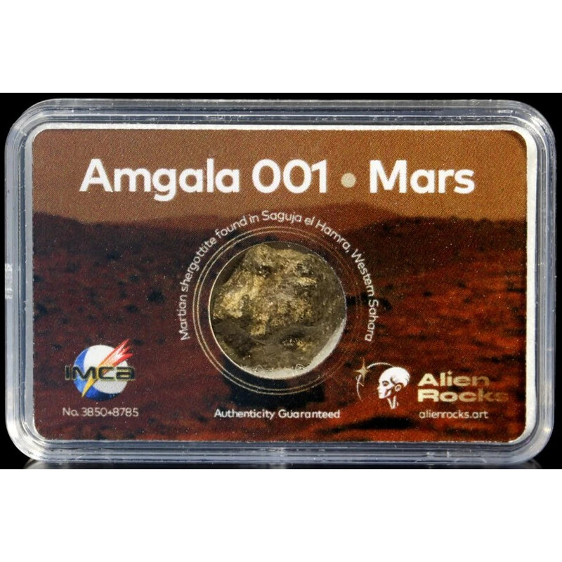 Alien Rocks Meteorite di Marte Amgala 001 0,4 - 0,69 grammi