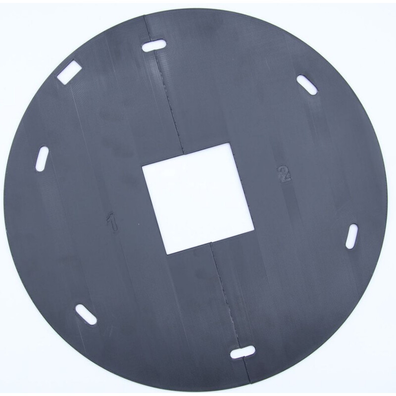 Astroprints Mirror cover for GSO Newton 12" primary mirror with fan cutout