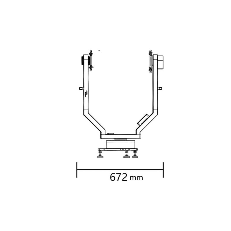 iOptron Mount HAZ130 Strain Wave Alt-AZ RC16