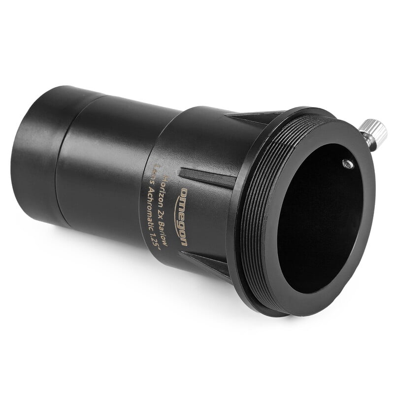 Omegon Lente de barlow 2x, acromática, 1,25'' T2