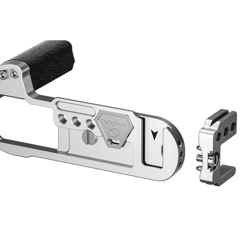 Leofoto L-bracket LPF-X-T50 for Fujifilm X-T50 silver