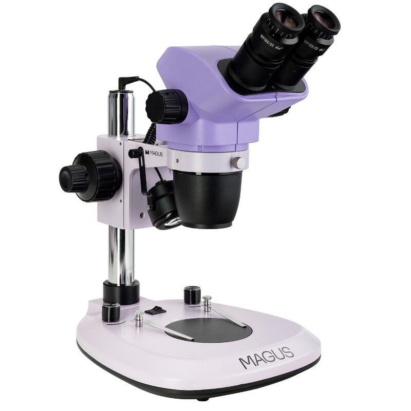 MAGUS Stereo zoom microscope 8B 6.5x-55x bino Greenough 3W LED