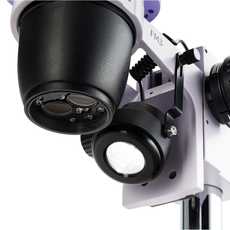 MAGUS Stereo zoom microscope 8B 6.5x-55x bino Greenough 3W LED