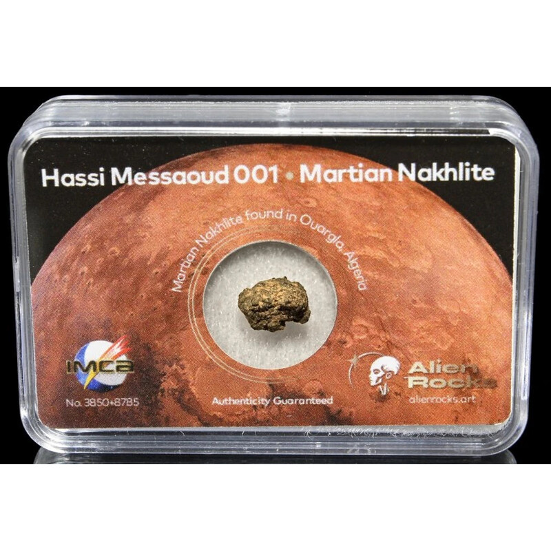 Alien Rocks Meteoriti Meteorite di Marte Hassi Messaoud 0,1 - 0,2 grammi