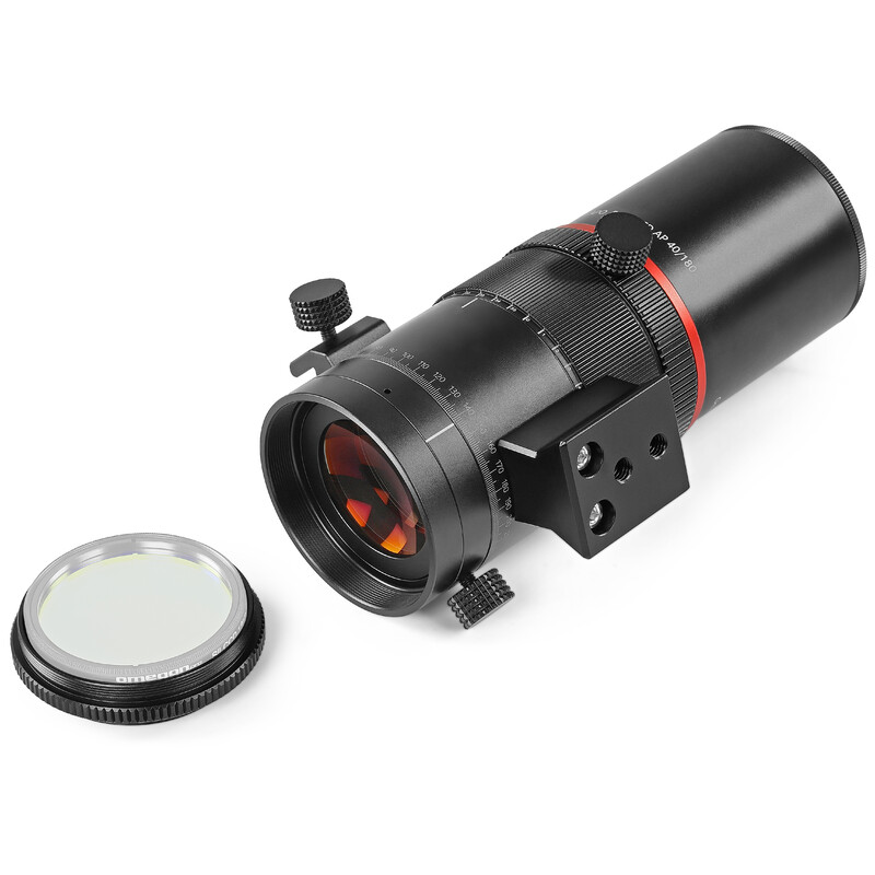 Omegon Refractor apocromático Apochromatischer Refraktor Pro APO DoubleED AP 40/180 Quadruplet OTA