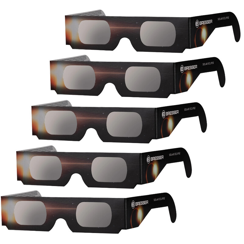 Bresser Gafas para eclipses solares 5 unidades