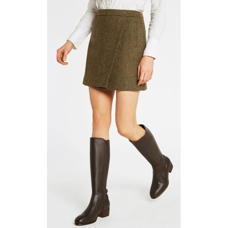 Dubarry of Ireland Buckthorn Heath tweed skirt 36