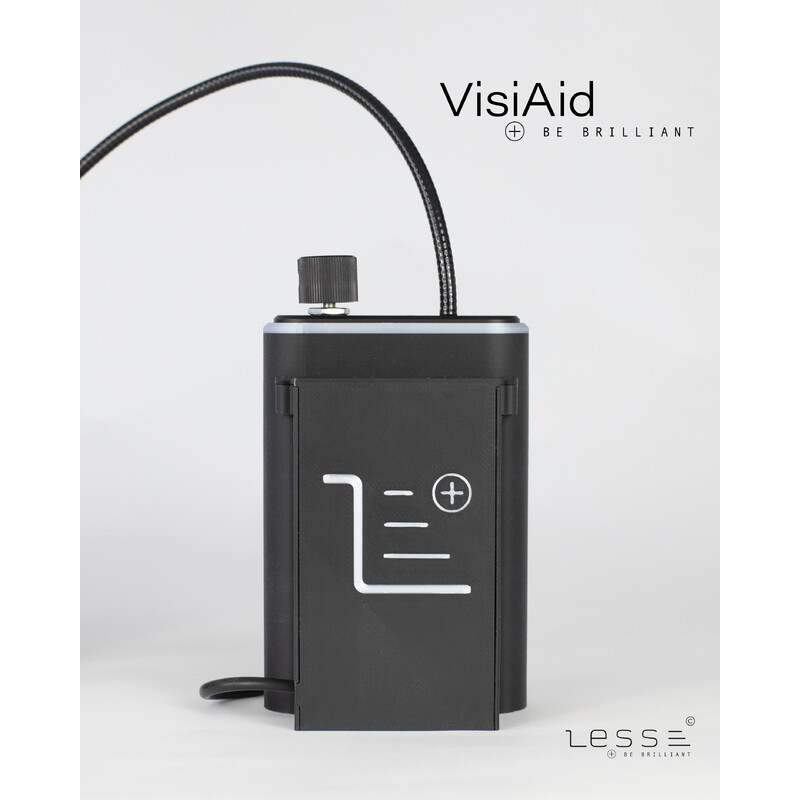 LESS Vergrootglazen VisiAid, verlichte bril, complete set, tafel & Mobile