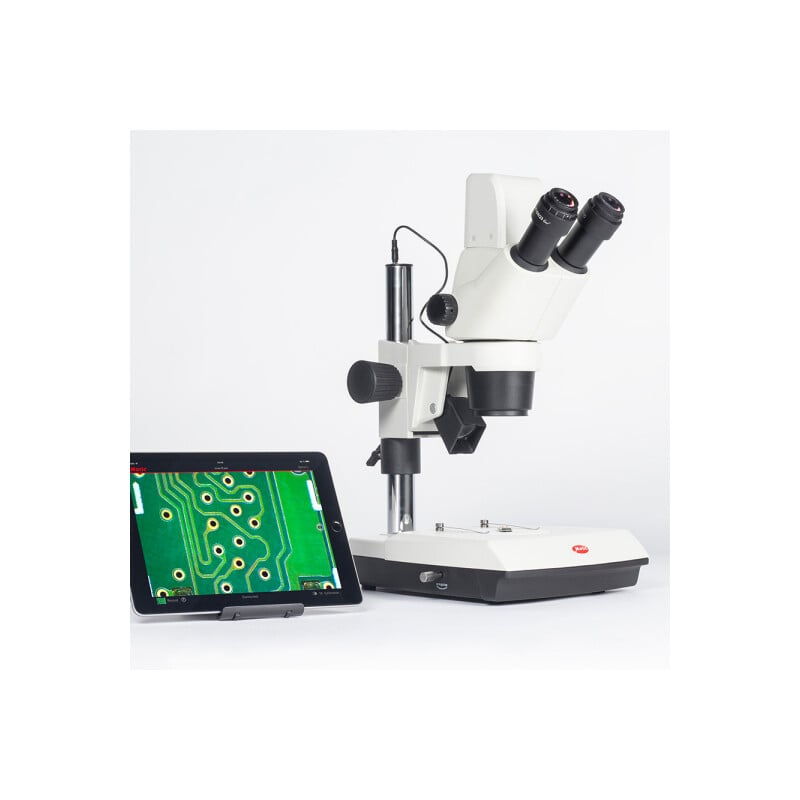 Motic Microscope SMZ-171iX, digital, 7.5x-50x, w.d. 110mm, 4 MP, 1/3", Wifi/Lan