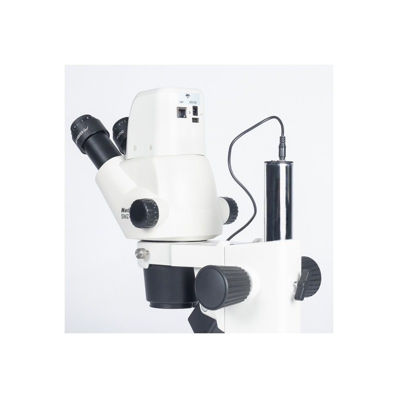 Motic Microscoop SMZ-171iX, digital, 7.5x-50x, w.d. 110mm, 4 MP, 1/3", Wifi/Lan