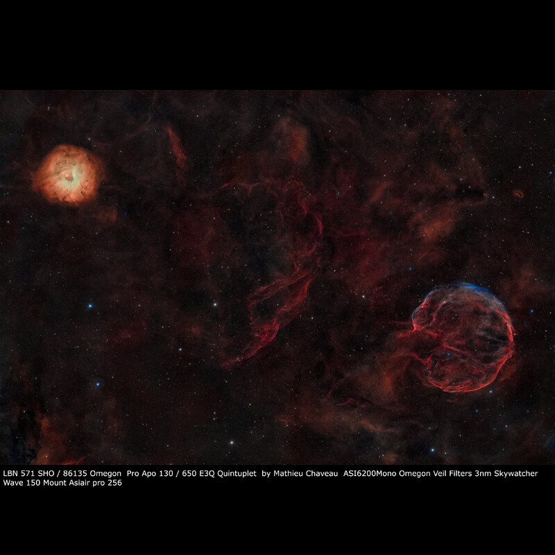 Omegon Apochromatic refractor Pro APO 130/650 ED3Q OTA