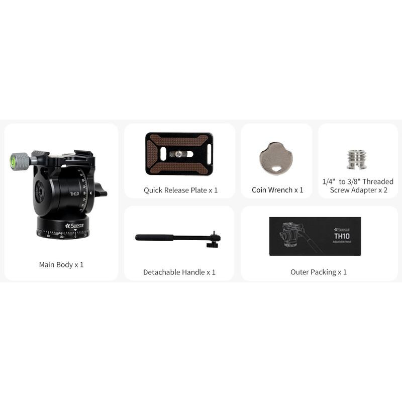 ZWO Testa video inclinabile TH10 Seestar S50 Pro