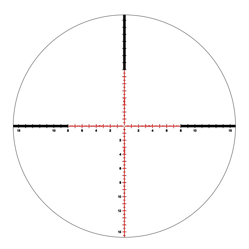 Kahles Mira telescópica K525i DLR 5-25x56, SKMR, ccw, derecha