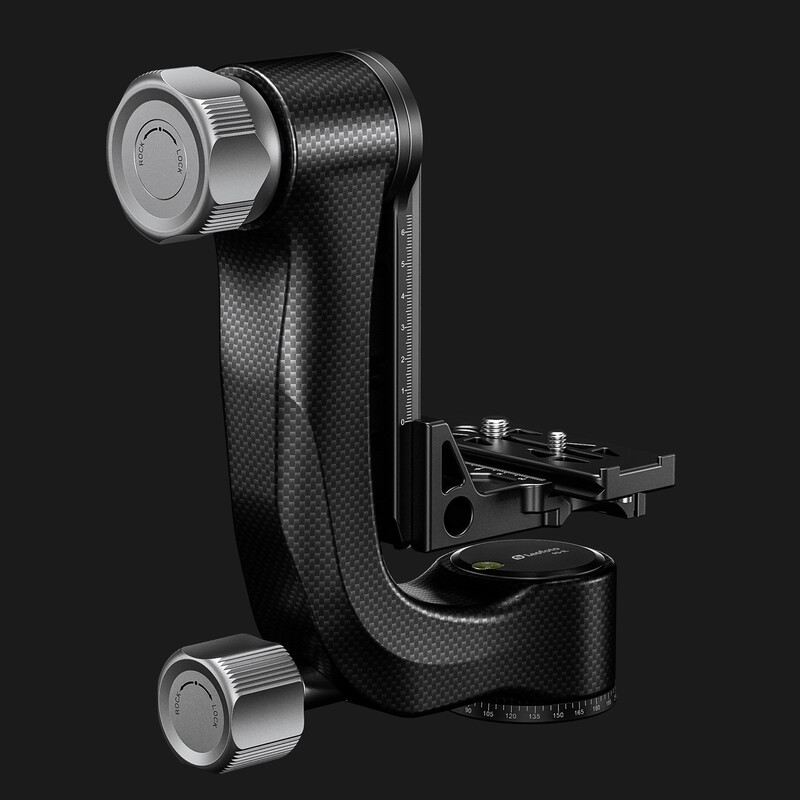 Leofoto 2-way-panheads PG-3L Carbon-Gimbal