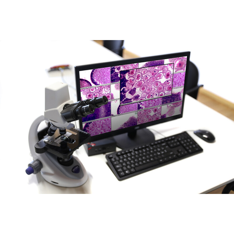 Optika Microscope -WI-LEARN Package 1 Teacher + 8 Student Stations