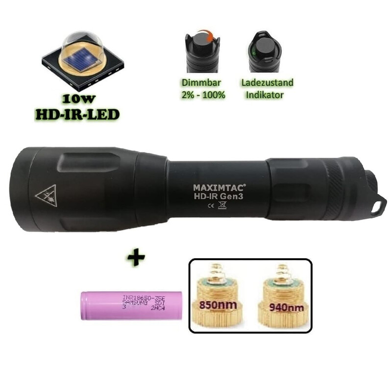 Maximtac HD-IR Gen 3 LED ir illuminatore