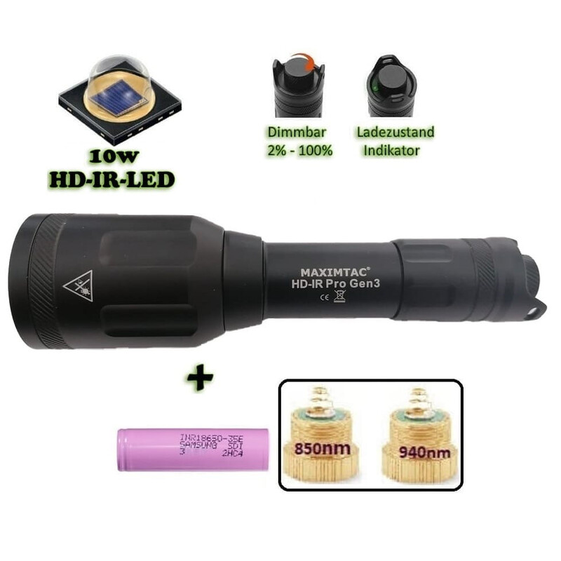 Maximtac HD-IR Pro Gen 3 LED ir illuminatore