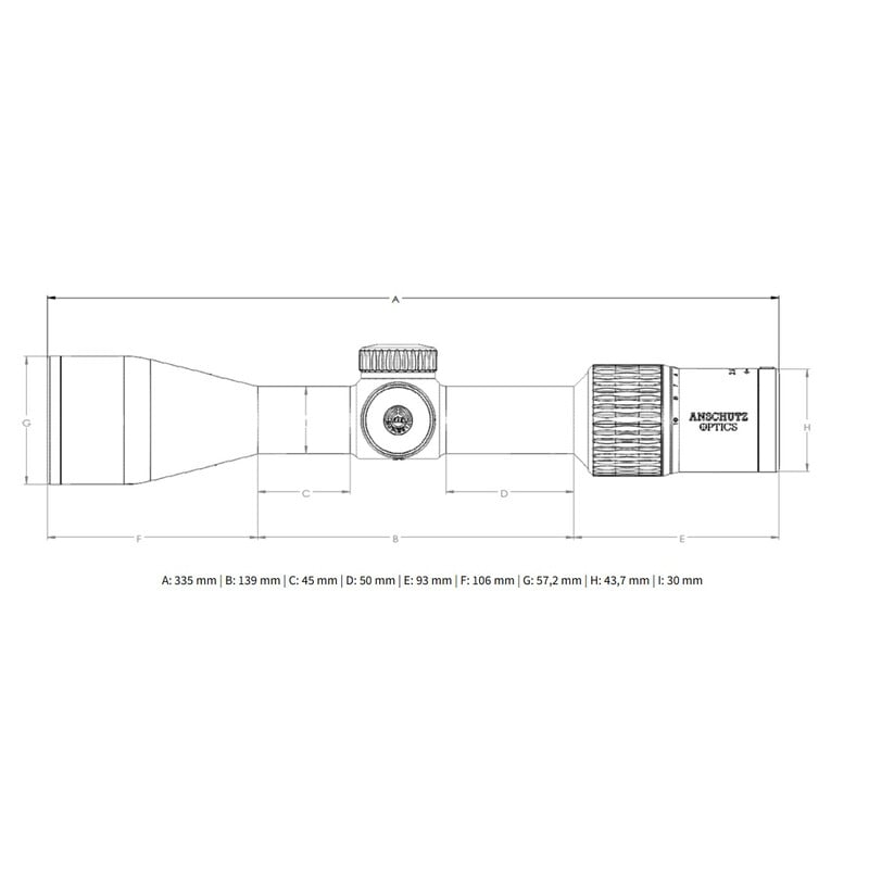 Anschütz Optics Richtkijker Perfomance Pro 3-15x50 SP LR Dot IR