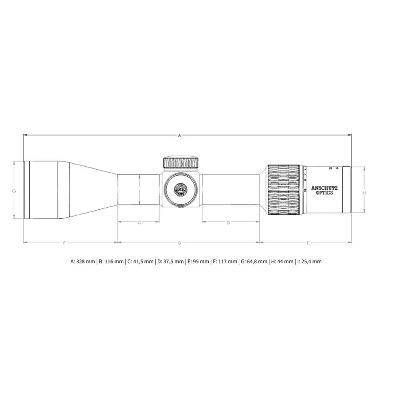 Anschütz Optics Richtkijker Air Pro 4-12x50 AO AP MIL IR