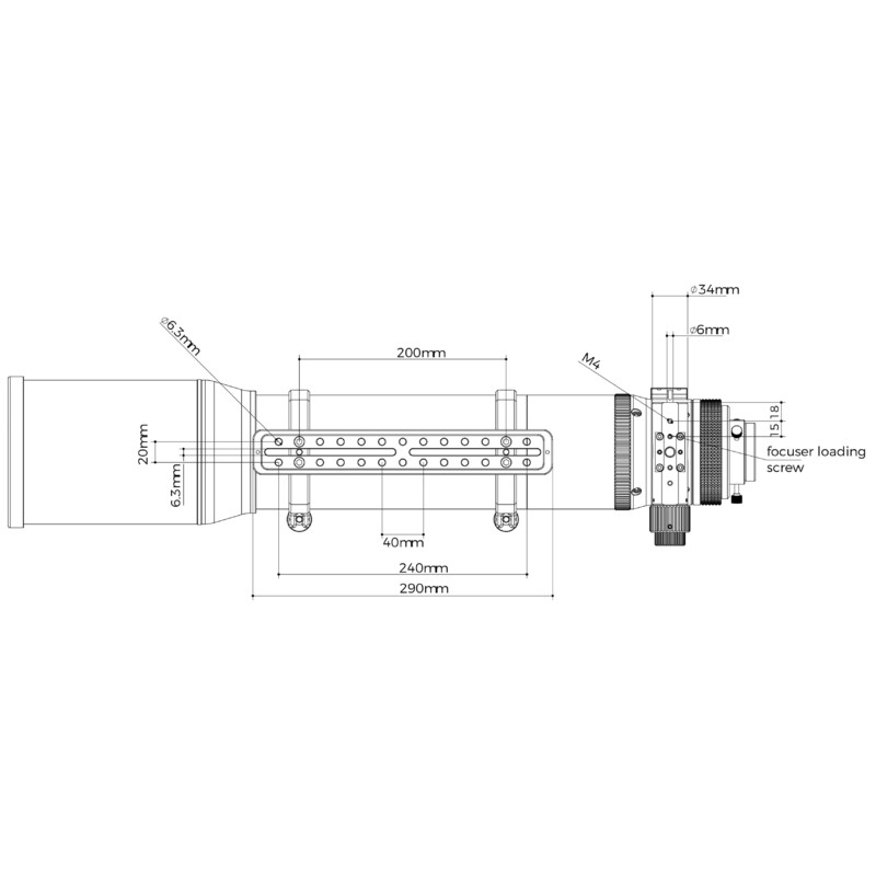 Askar Rifrattore Apocromatico AP 120/840 Triplet OTA