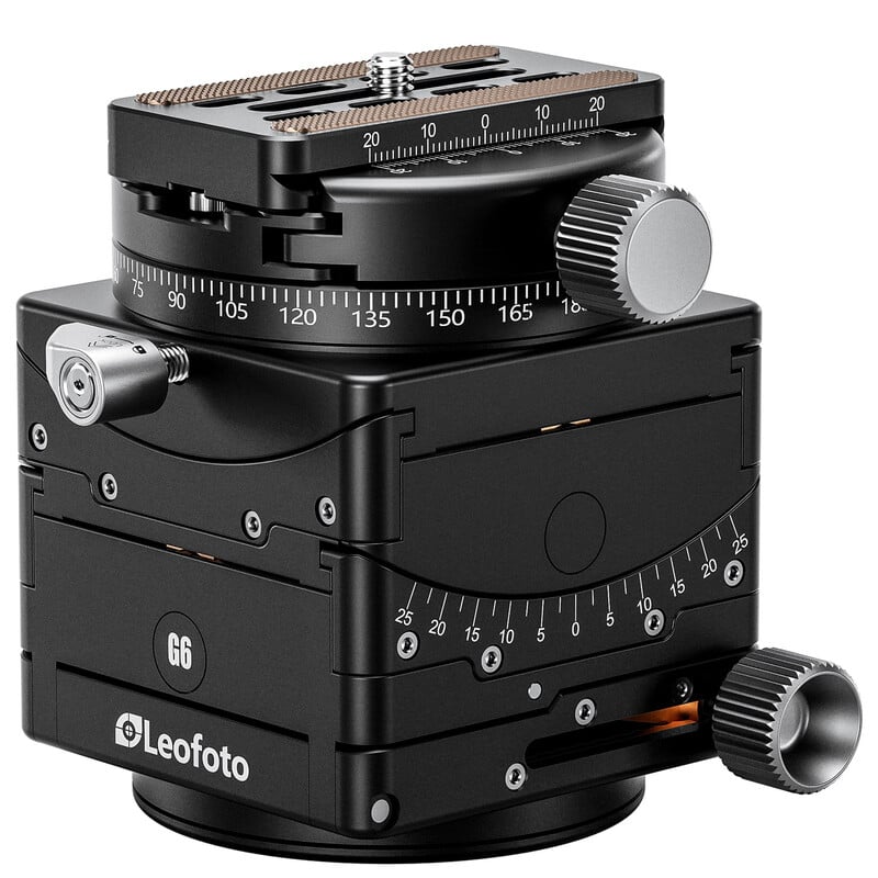 Leofoto Panoramic tripod head G6 with gear
