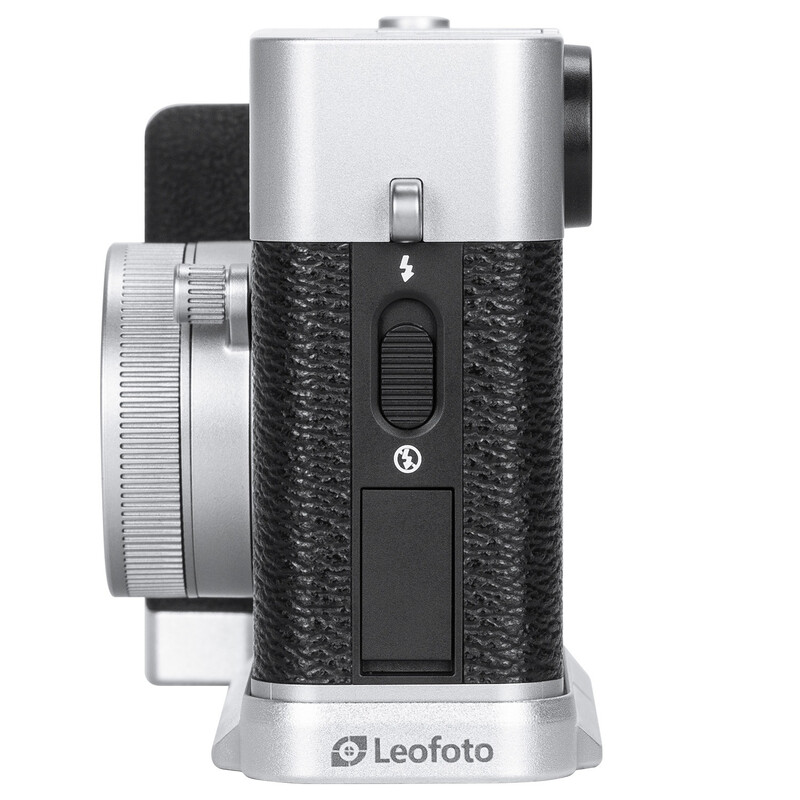 Leofoto LPF-X half camera grip for Fuji X half silver