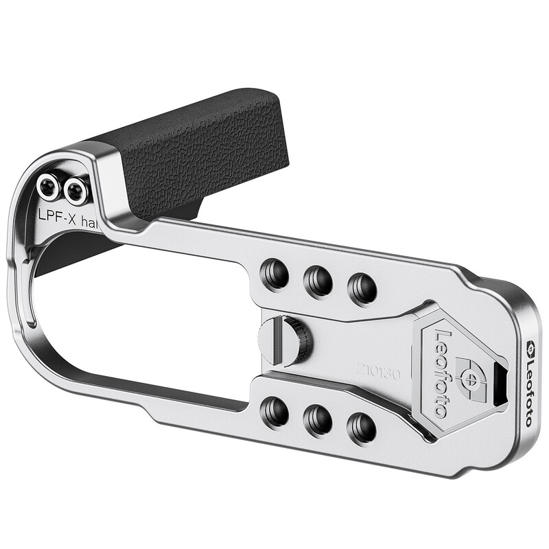 Leofoto LPF-X half camera grip for Fuji X half silver