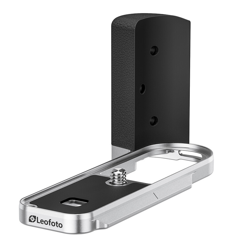 Leofoto LPF-X half camera grip for Fuji X half silver
