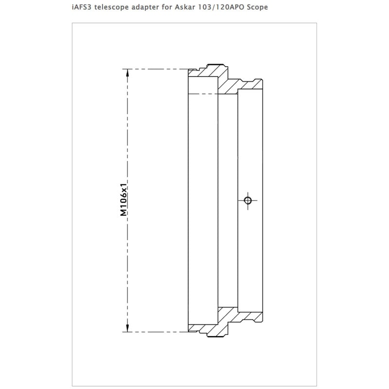 iOptron Adaptador iAFS3 / M106