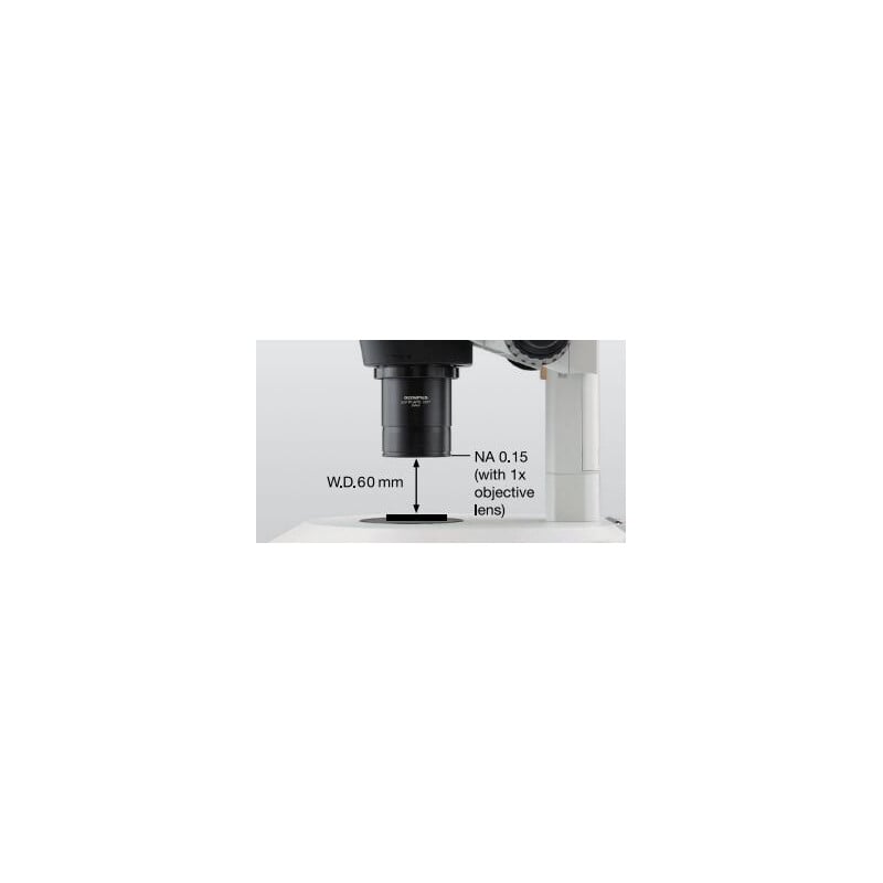 Evident Olympus Stereo zoom microscope SZX16, trino, 16.4:1, 7-115x, 60 mm, SZX2-ILLTQ LED