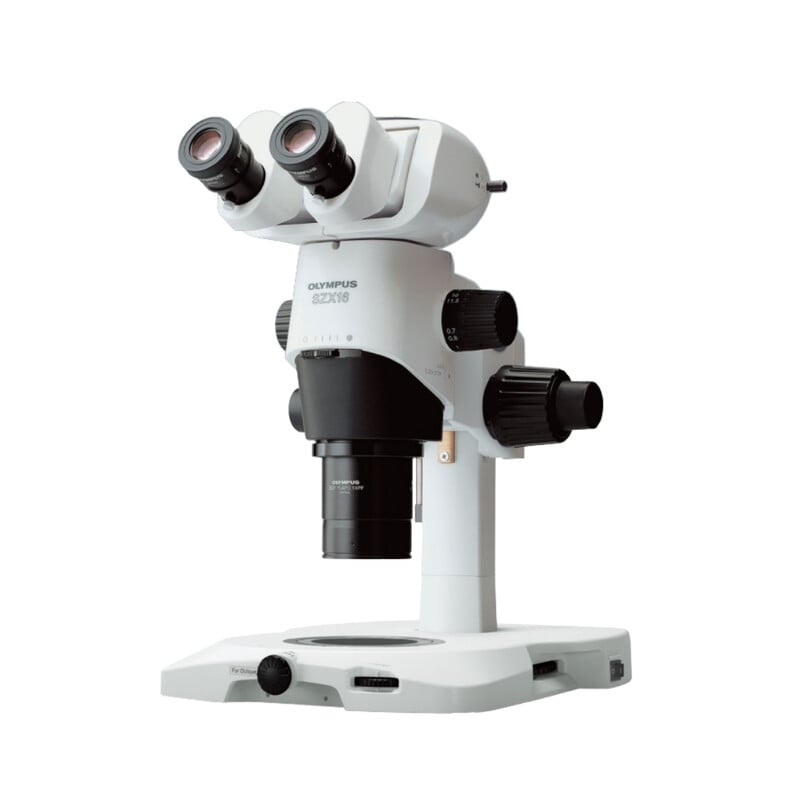 Evident Olympus Stereo zoom microscoop SZX16, trino ergo (SZX2-LTTR), 16,4:1, 8,75-143,75x, 60 mm, SZX2-ILLTQ LED