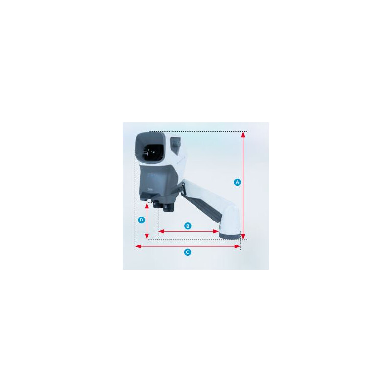 Vision Engineering Microscopio stereo MANTIS IOTA mit "Verso Universalstativ" (ohne Objektive) SMI200
