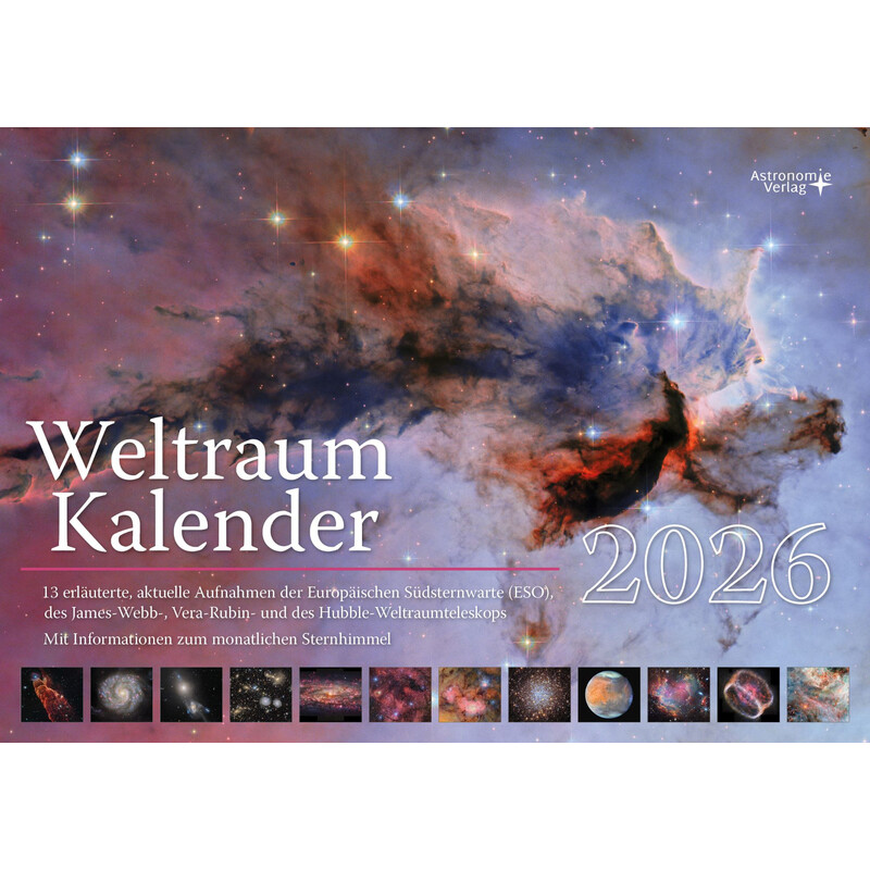 Astronomie-Verlag Calendarios Weltraum-Kalender 2026