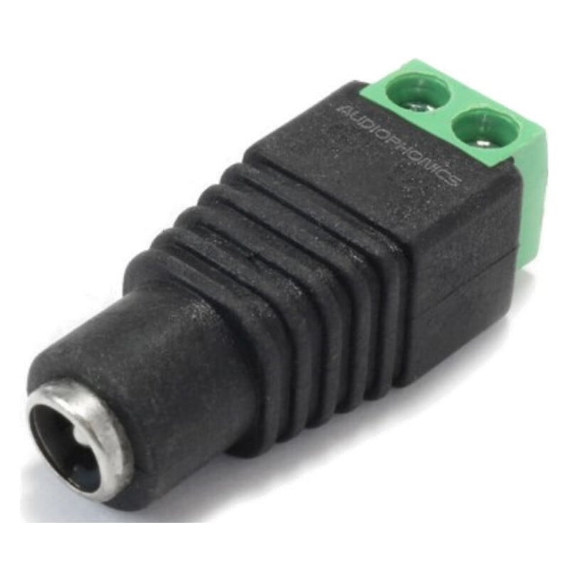 Pierro Astro 5,5/2,1 mm-aansluiting op schroefklem