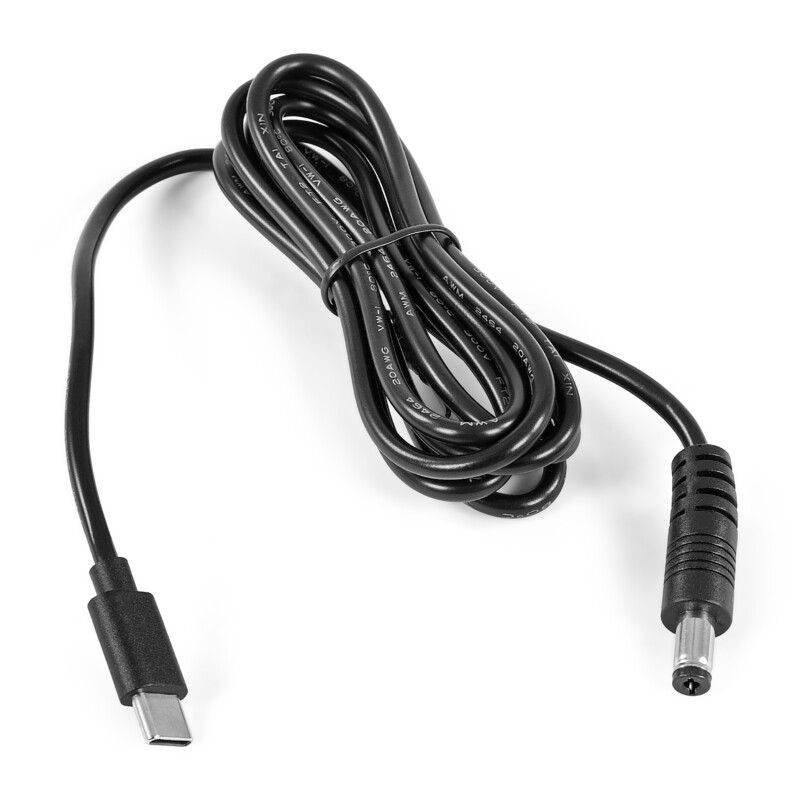 Omegon Cable USB-C to 12V 5.5–2.1mm adaptor