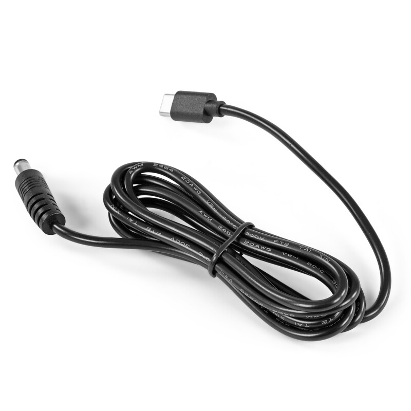 Omegon Cable Adapter USB-C - 12 V 5,5-2,1 mm