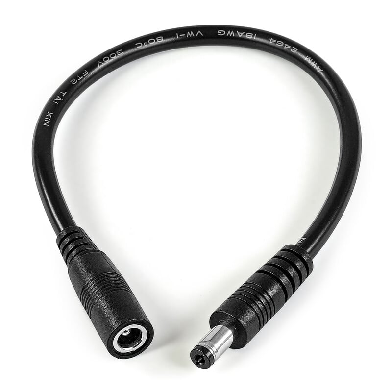 Omegon Cable Adapter 5,5-2,5 (hembra, pin) - 5,5-2,1 (macho)