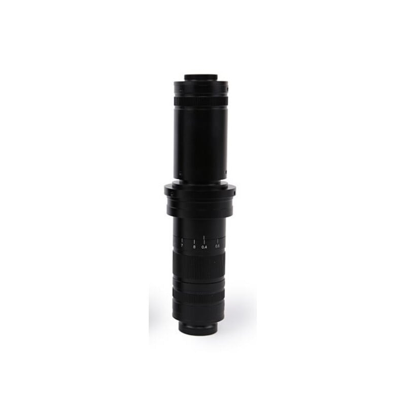 ToupTek Microscope Zoom-Objektiv Set TZM0880D, Zoom 0.8-8x, 1x C-mount, inkl. Polarisations-Ringlicht